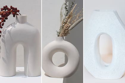Dollar Tree vende un florero idéntico a otro en West Elm; la diferencia es que en el primero cuesta US$1,25 y en el segundo US$89