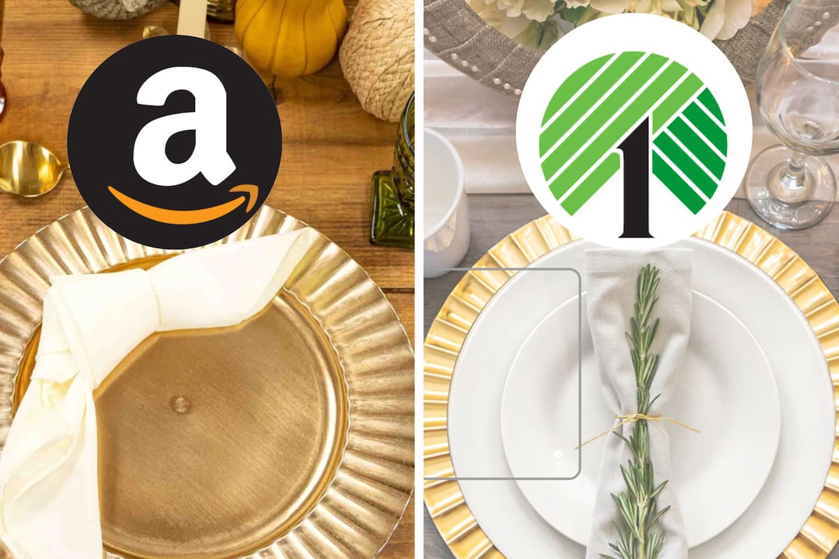 Dollar Tree ya lanzó ofertas para preparar la mesa navideña al estilo Pinterest