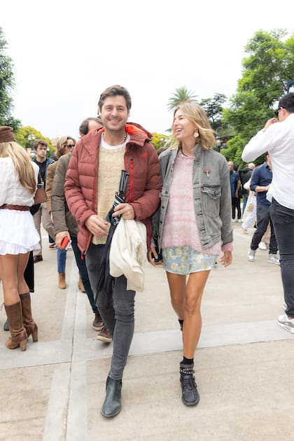 Dolores Barreiro y su novio, el polista Santiago Gómez Romero.