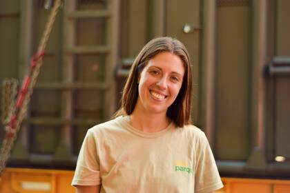 Dolores Medina, subgerente de Conservación del ecoparque porteño, participa del viaje