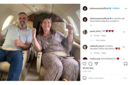 Dolores viajó a Manchester a ver el partido de su hijo tras 12 años de haberse marchado al Real Madrid