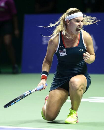 Domika Cibulkova quedó segunda en el Grupo Rojo