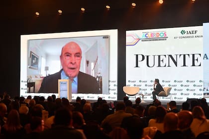 Domingo Cavallo habló de manera remota en el congreso del Instituto Argentino de Ejecutivos de Finanzas (IAEF)