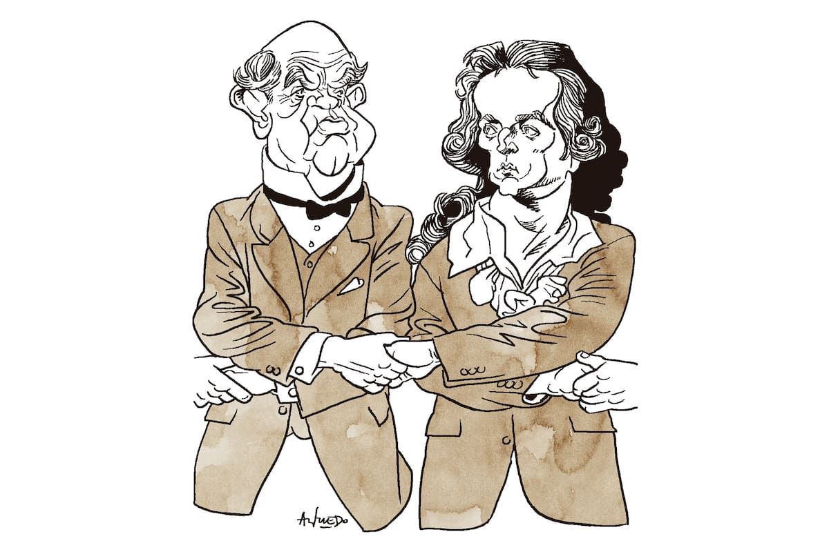 Domingo Faustino Sarmiento y Friedrich Schiller