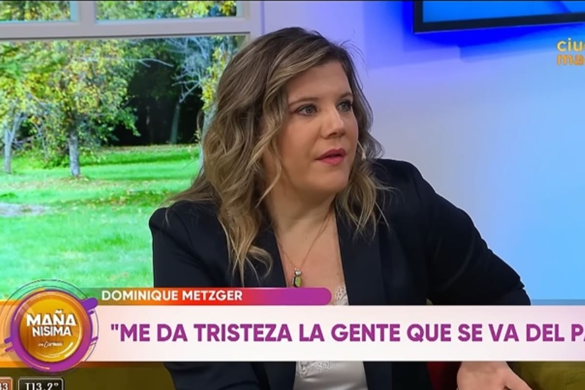 Dominique Metzger reveló el sueño tras años de trabajo que aún logra cumplir “Me da tristeza”