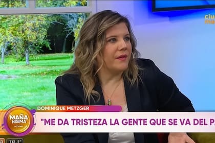 Dominique Metzger reveló el sueño tras años de trabajo que aún logra cumplir “Me da tristeza”