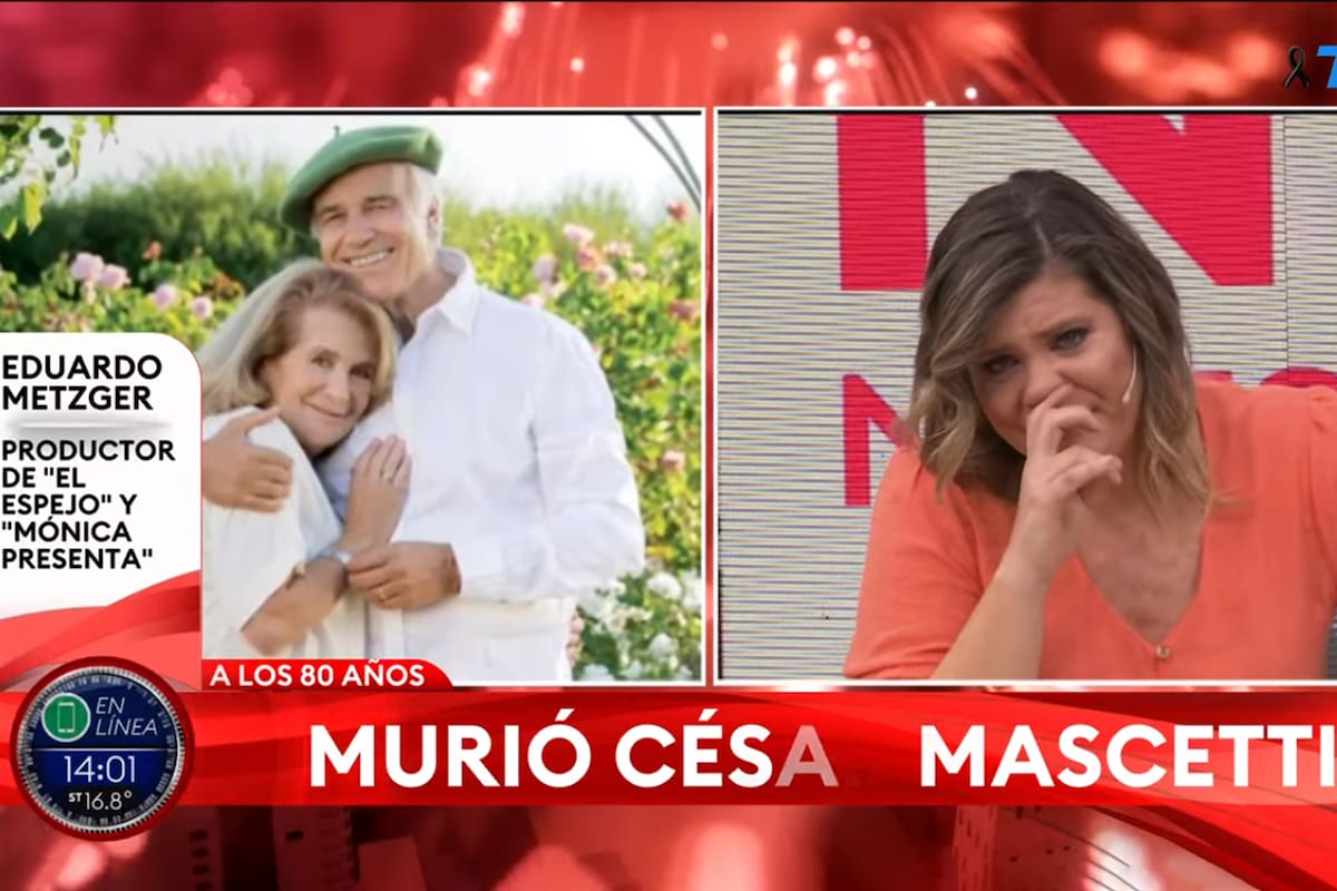 Dominique Metzger se quebró al recordar a César Mascetti en comunicación con su padre, Eduardo Metzger, histórico productor del periodista
