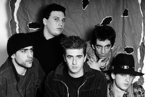 Don Cornelio a mediados de los 80: Federico Ghazarossian, Claudio Fernández, Palo Pandolfo, Fernando Colombo y Alejandro Varela.