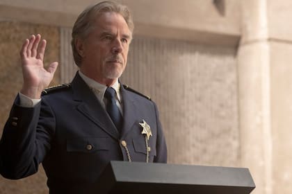 Don Johnson, en una escena de Watchmen