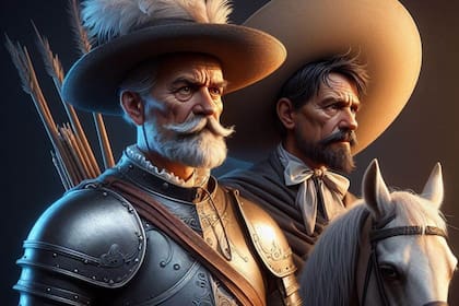 Don Quijote de la mancha y Sancho Panza