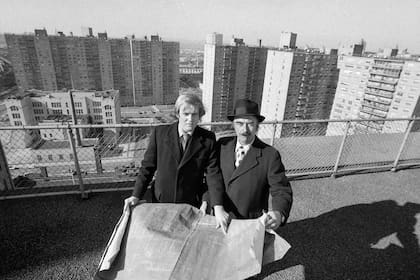 Donald junto con su papá, quien fue el creador del imperio y "un hombre muy cruel", según define su nieta Mary