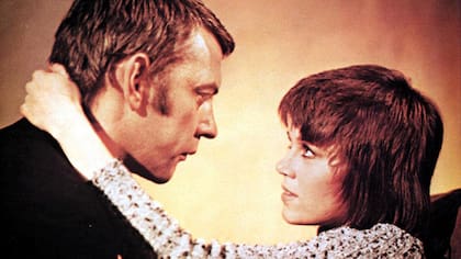 Donald Sutherland y Jane Fonda en Klute