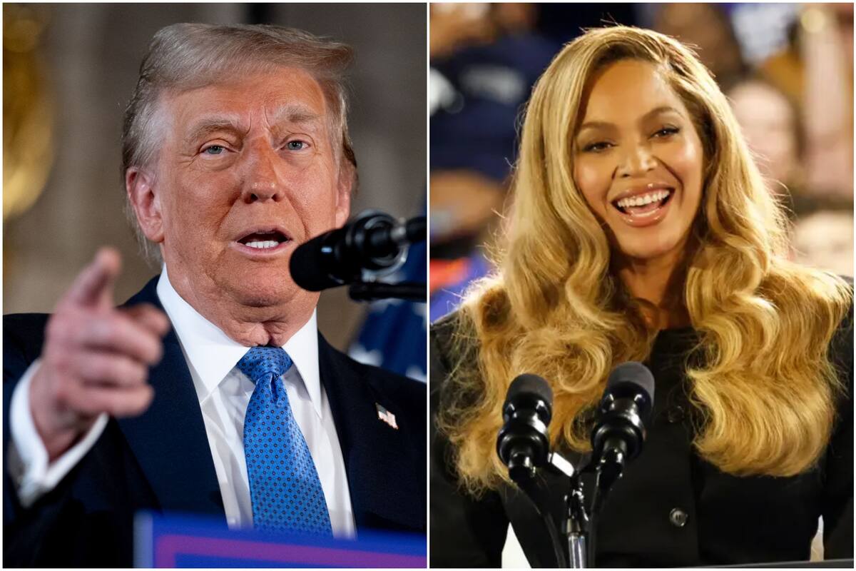 Donald Trump apunta contra Beyoncé y la acusa de participar en un fraude; el mandatario pidió que se la investigue junto con otros artistas