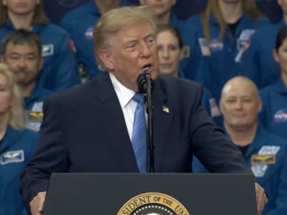 Donald Trump (Captura: NASA)