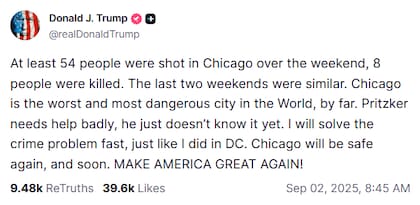 Donald Trump catalogó la ciudad como la más peligrosa del mundo