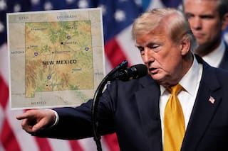 Trump comparte un mapa de EE.UU. con el cambio de nombre de un estado clave
