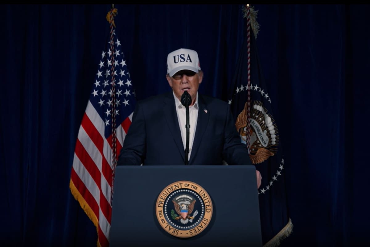 Donald Trump confirmó, mediante un video que publicó en redes sociales, que Estados Unidos inició "importantes operaciones de combate en Irán"