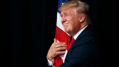 Donald Trump. Contra todas las encuestas se conviritó en el nuevo presidente de los EE.UU.