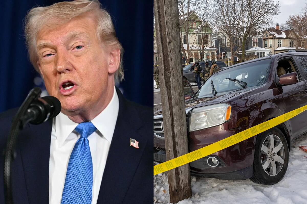 Donald Trump defendió al agente del ICE y culpó a la "izquierda radical" por la muerte de una mujer en Minneapolis, Minnesota