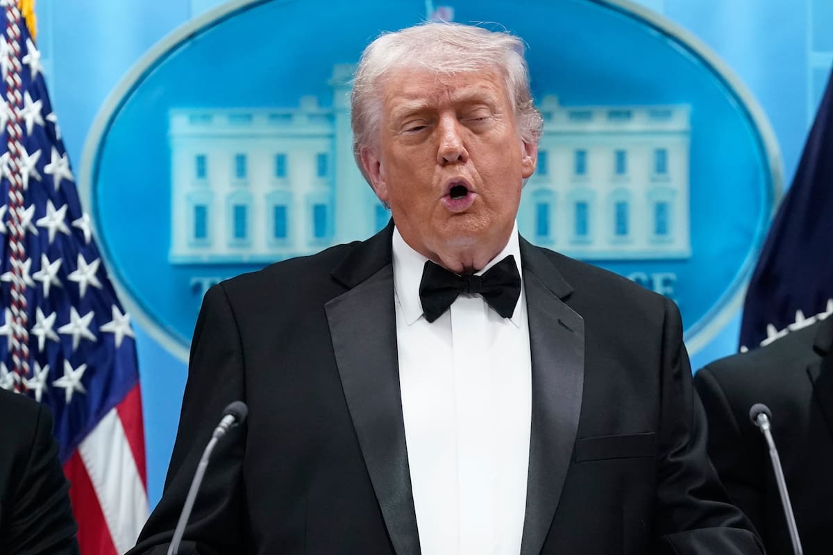 Donald Trump destacó la importancia de la construcción del Salón de Baile