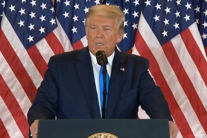 Donald Trump dijo: "Esto es un fraude al pueblo estadounidense; francamente, ganamos esta elección"