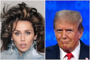 Donald Trump disparó contra Miley Cyrus en un acto en el que estaba presente el padre de la cantante, Billie Ray