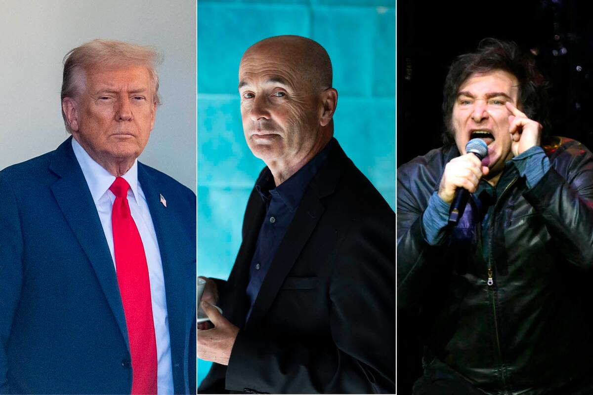 Donald Trump, Don Winslow y Javier Milei