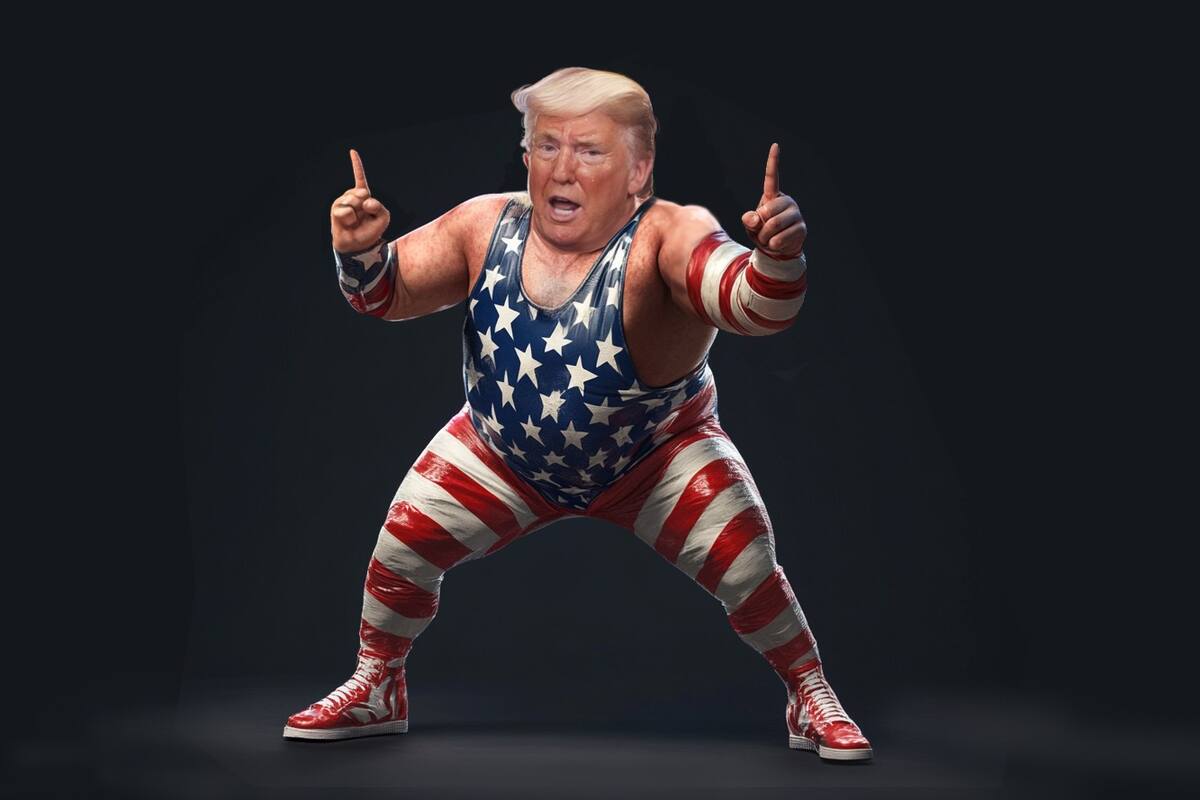 Donald Trump, el presidente "luchador"
