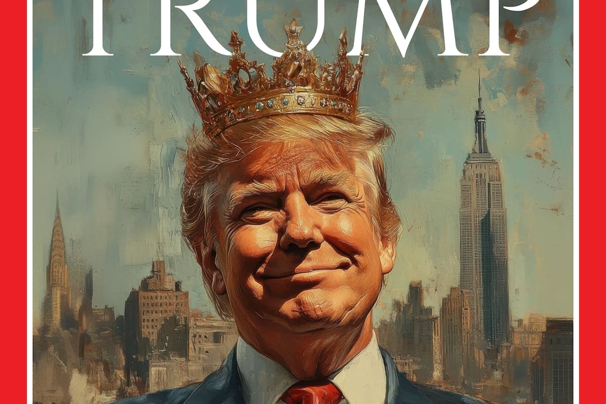 Donald Trump había sido catalogado como el "Rey" por la revista Time