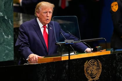 Donald Trump habla ante la AGNU
