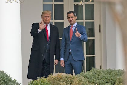 Donald Trump recibió al líder opositor venezolano Juan Guaidó en la Casa Blanca en febrero de este año