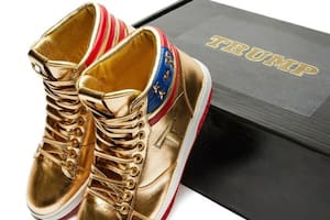 Donald Trump lanzó las zapatillas el pasado sábado 17 de febrero en la “Sneaker Con” de Filadelfia