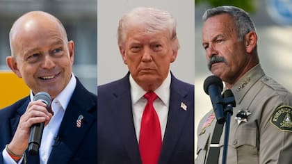 Donald Trump le brindó su apoyo a Steve Hilton en la contienda republicana a gobernador y Chad Bianco lo llamó "mal líder"