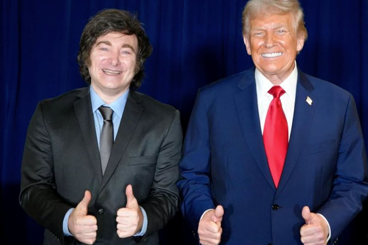Donald Trump manfiestó su apoyo a Javier Milei