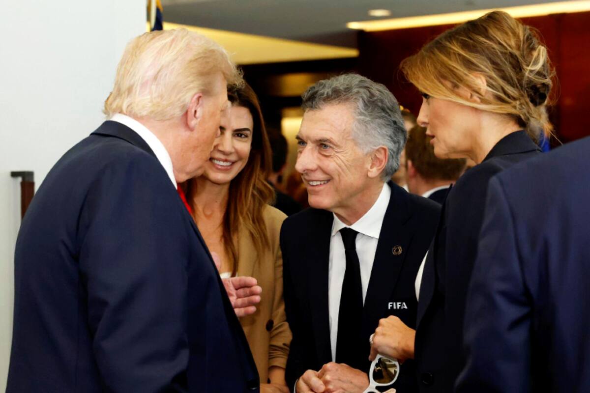Donald Trump, Mauricio Macri, Juliana Awada y Melania Trump