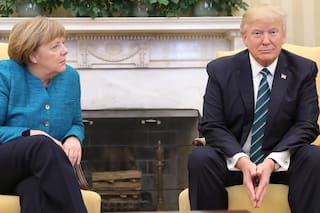 Merkel dijo sentir “tristeza” por el triunfo de Trump y recordó una anécdota en la Casa Blanca