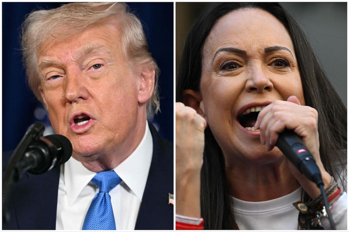 Donald Trump no respaldó el liderazgo de María Corina Machado en Venezuela