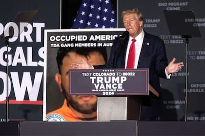 Donald Trump prometió librar la ciudad de Colorado de la banda del "Tren de Aragua"