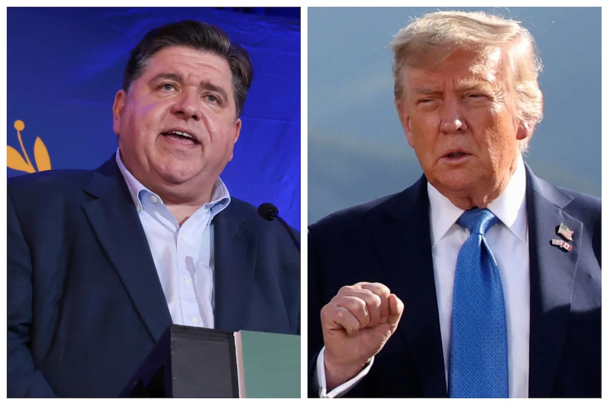 Donald Trump publicó un meme lo que desató una fuerte respuesta del gobernador de Illinois JB Pritzker