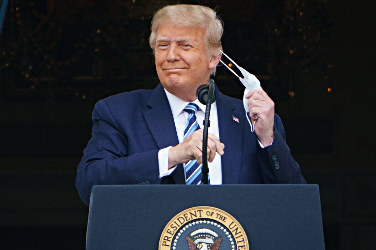 Donald Trump recibió un tratamiento con Regeneron