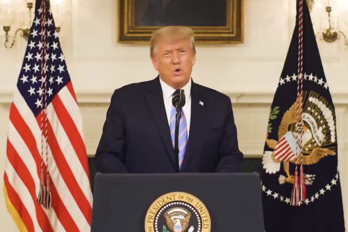 Donald Trump reconoció el triunfo de Joe Biden