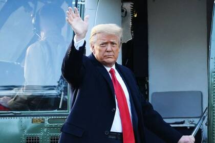 Donald Trump se despidió de la Casa Blanca y se marchó a vivir a Florida.