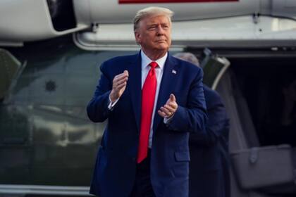 Donald Trump se fue del restaurante sin cumplir su promesa de "comida para todos"