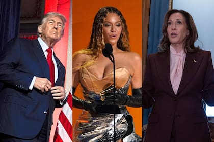 Donald Trump señaló a Kamala Harris, Oprah Winfrey y Beyoncé de infringir la ley y dijo que "deberían ser procesadas"