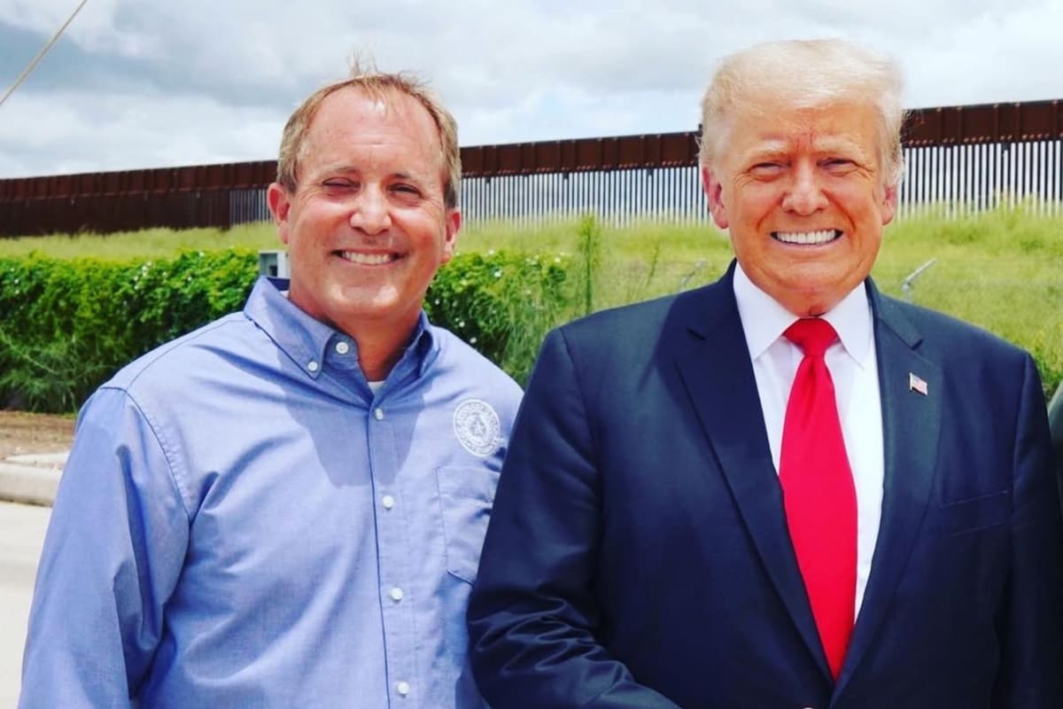 Donald Trump sostuvo que Ken Paxton es un patriota que defiende a Estados Unidos y al movimiento MAGA