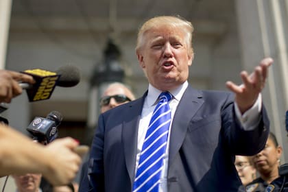 El candidato republicano, Donald Trump