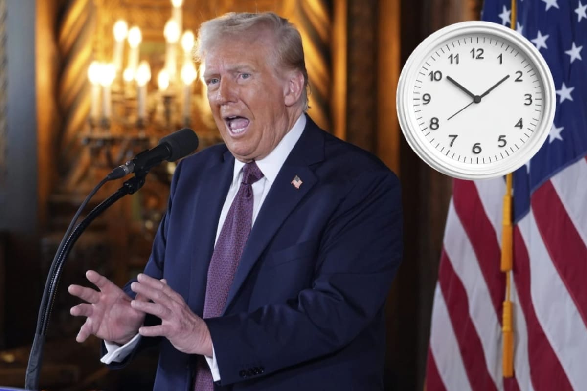 Donald Trump también establecer un horario estándar permanente en EE.UU.