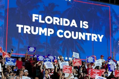 Donald Trump tuvo un evento en Hialeah y no asistió al tercer debate republicano