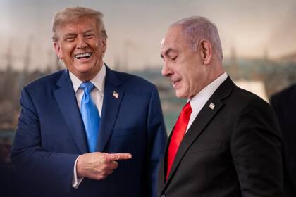 Donald Trump y Benjamin Netanyahu, en la Casa Blanca