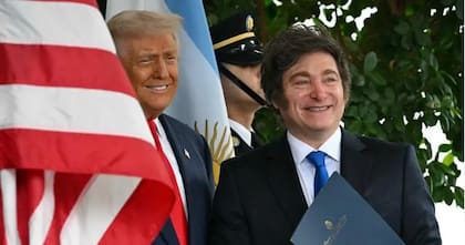 Donald Trump y Javier Milei